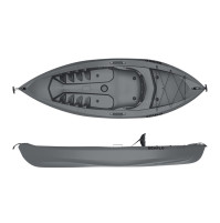 Blow-Molded Kayak for Adult - SF-1008 / SF-BFA080-RD - Seaflo